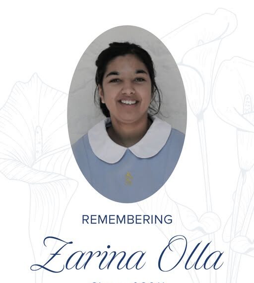 Zarina Olla Western Cap, SA Obituary, Death
