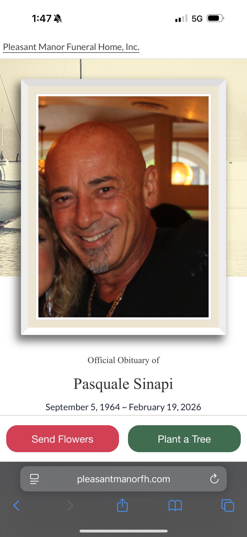 Pasquale Pleasantville Death, Obituary